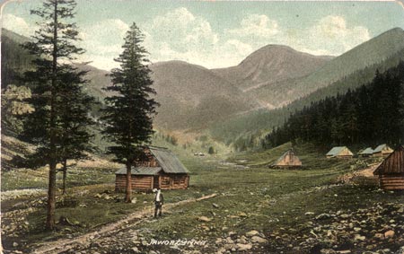 Tatry dolina Jaworzynka stara karta pocztowa