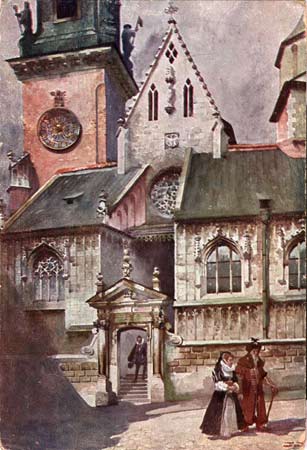 Centrum Kraków katedra na Wawelu