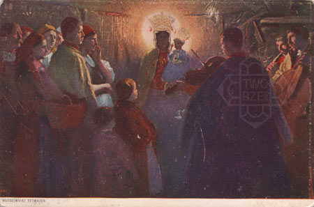 Pocztówka z obrazem Włodzimierza Tetmajera