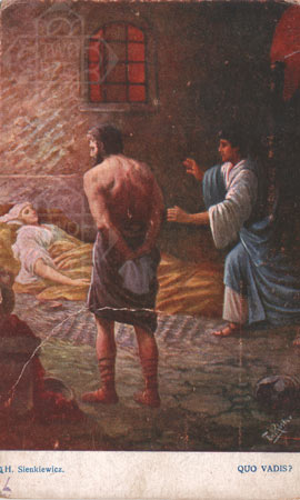 Pocztówka z rysunkiem orła herbowego