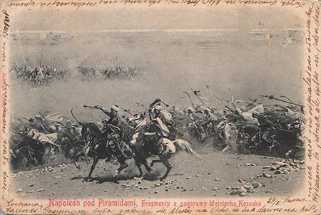 bitwa napoleońska w Egipcie według obrazu Kossaka