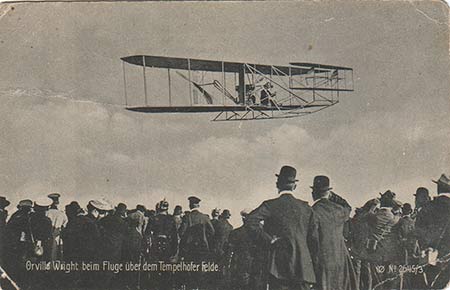 lot pierwszego samolotu Berlin lotnictwo ciekawostki Bracia Wright